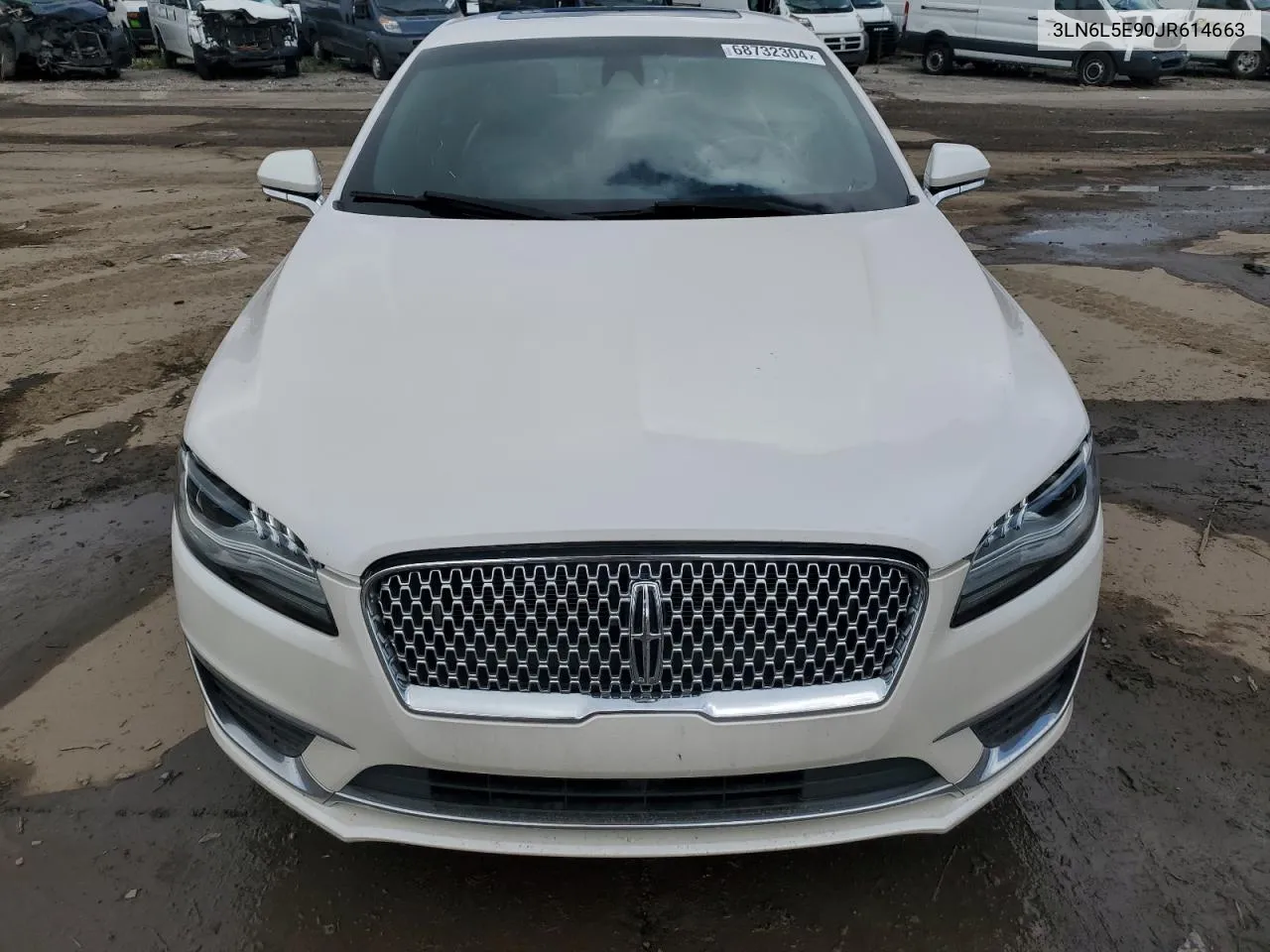 2018 Lincoln Mkz Reserve VIN: 3LN6L5E90JR614663 Lot: 68732304