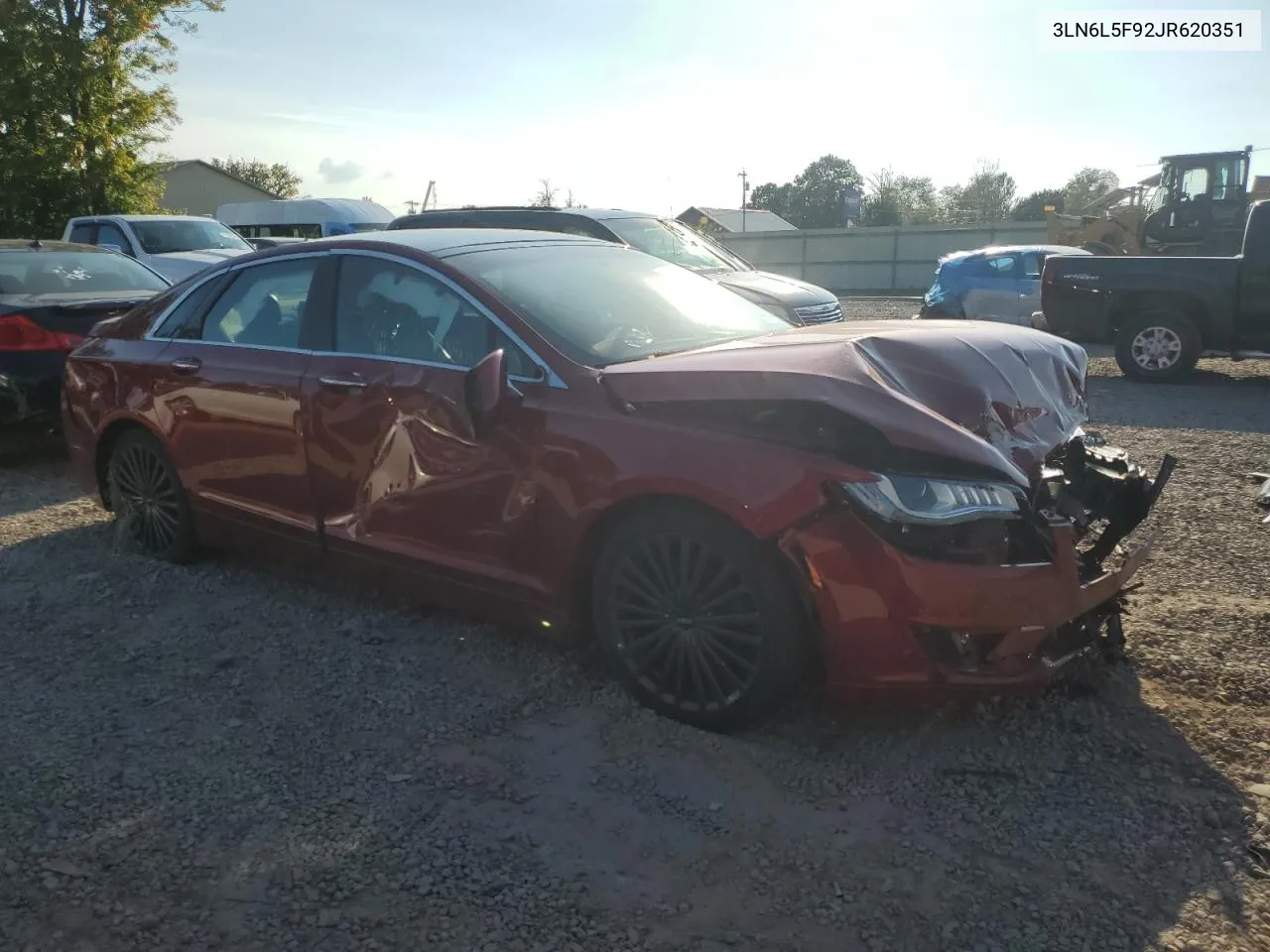 2018 Lincoln Mkz Reserve VIN: 3LN6L5F92JR620351 Lot: 70286284