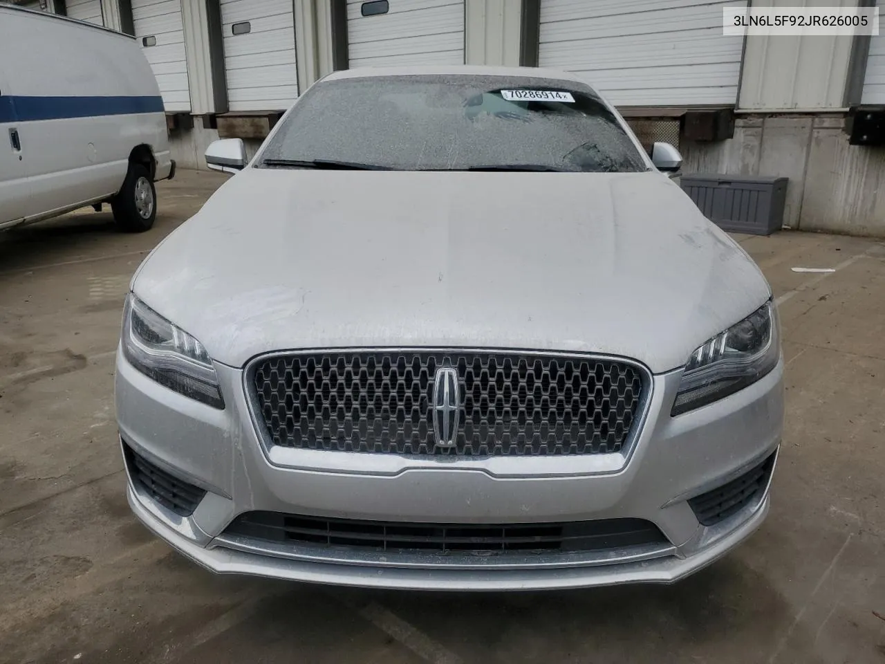 2018 Lincoln Mkz Reserve VIN: 3LN6L5F92JR626005 Lot: 70286914