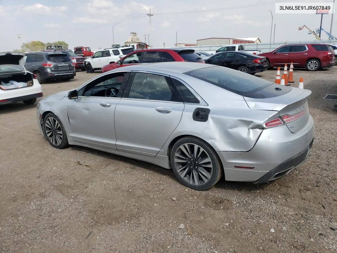 2018 Lincoln Mkz Reserve VIN: 3LN6L5E91JR607849 Lot: 71219994