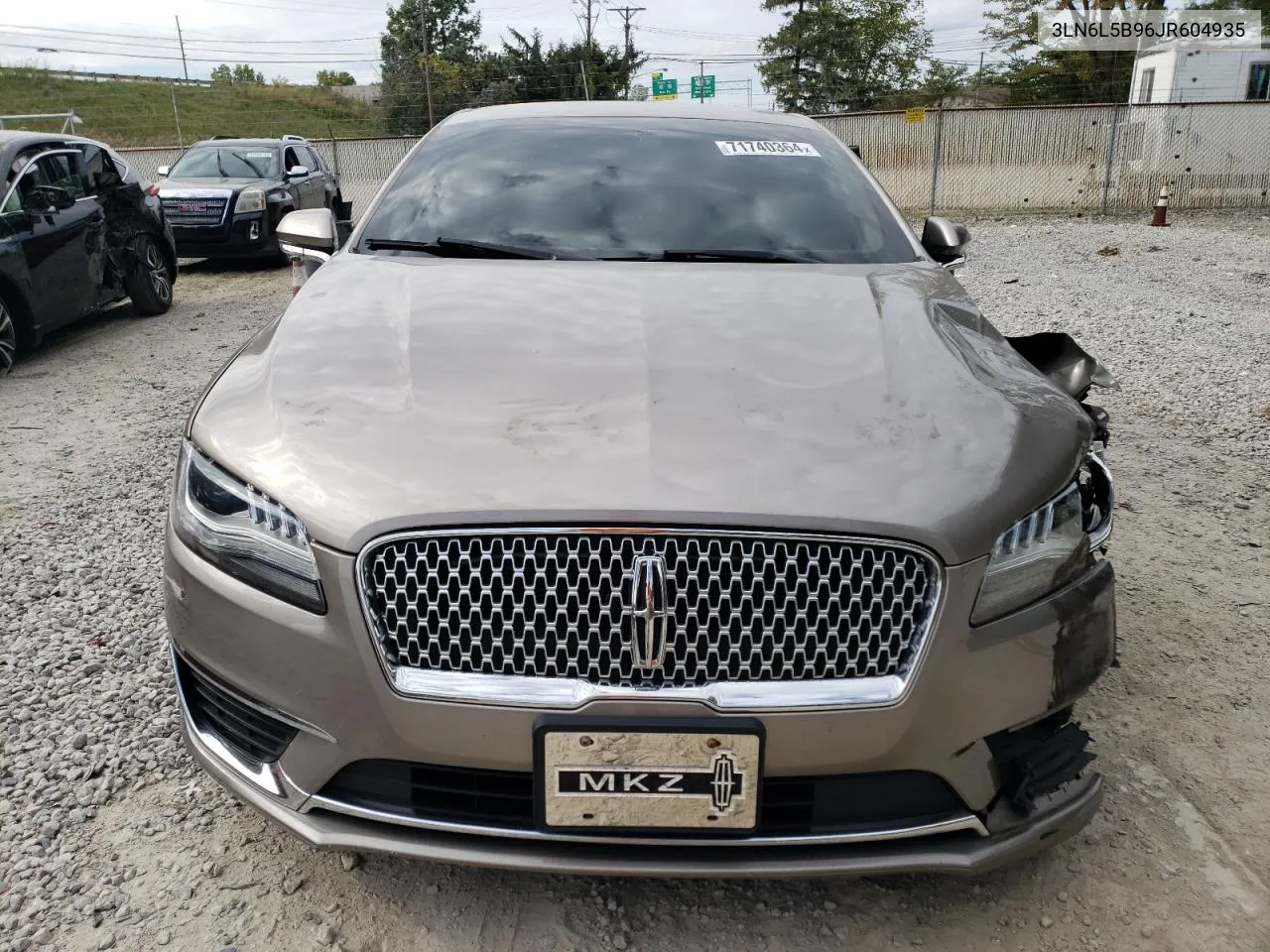 3LN6L5B96JR604935 2018 Lincoln Mkz Premiere