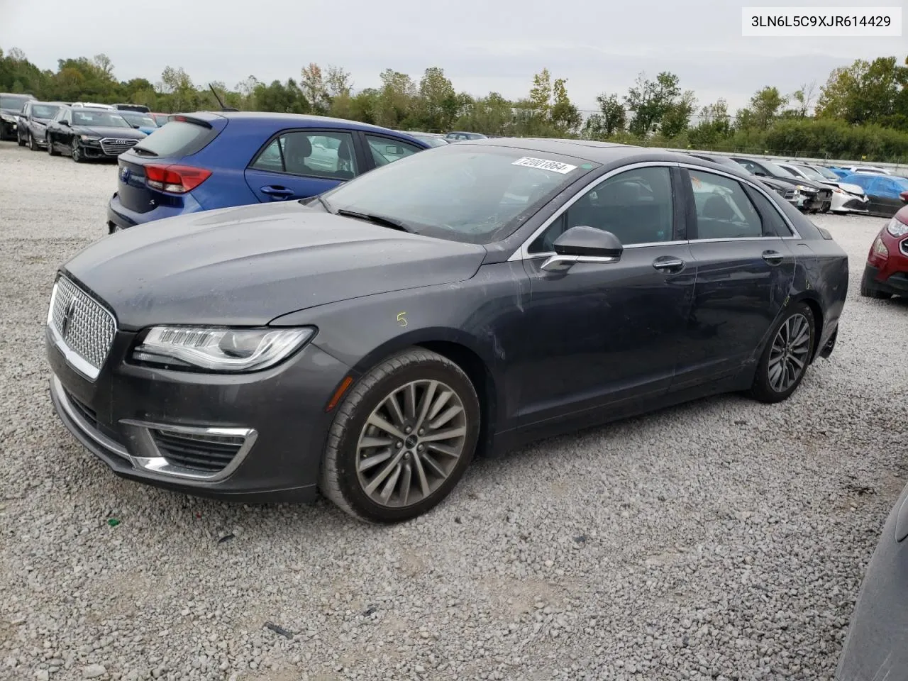 2018 Lincoln Mkz Select VIN: 3LN6L5C9XJR614429 Lot: 72001864