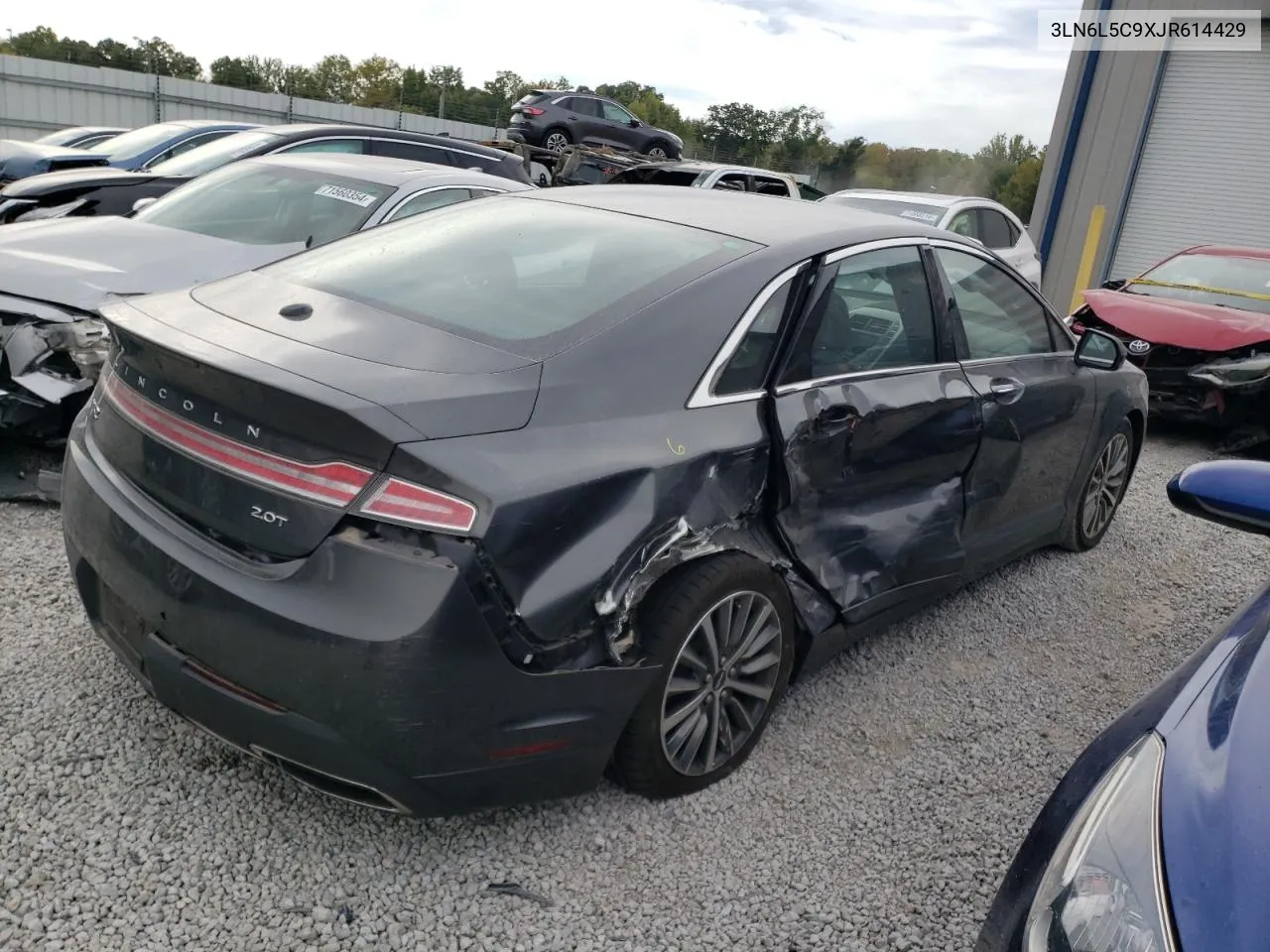 2018 Lincoln Mkz Select VIN: 3LN6L5C9XJR614429 Lot: 72001864