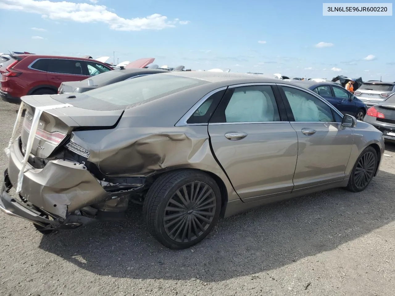 2018 Lincoln Mkz Reserve VIN: 3LN6L5E96JR600220 Lot: 74728304