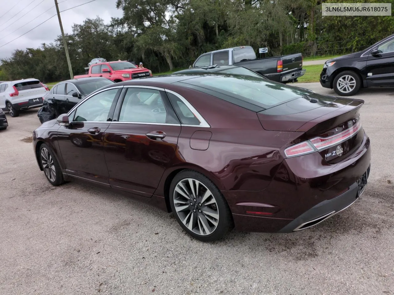 3LN6L5MU6JR618075 2018 Lincoln Mkz Hybrid Reserve