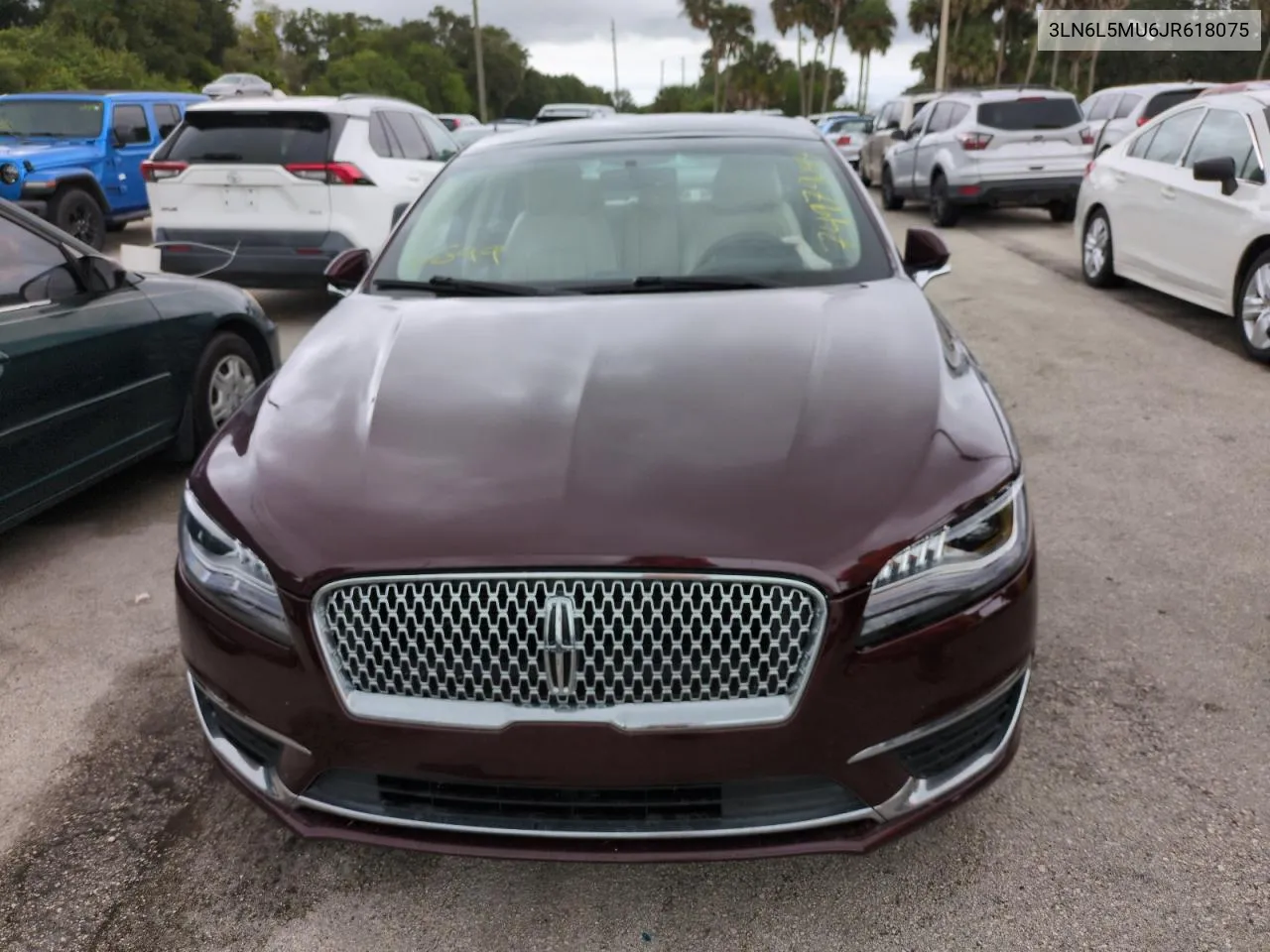 3LN6L5MU6JR618075 2018 Lincoln Mkz Hybrid Reserve