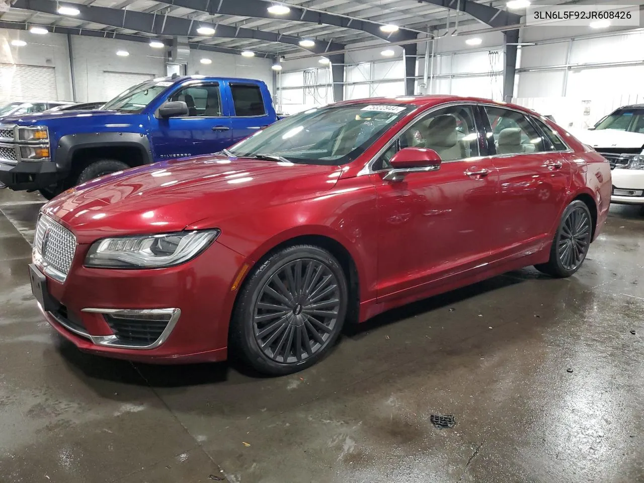 2018 Lincoln Mkz Reserve VIN: 3LN6L5F92JR608426 Lot: 75322944