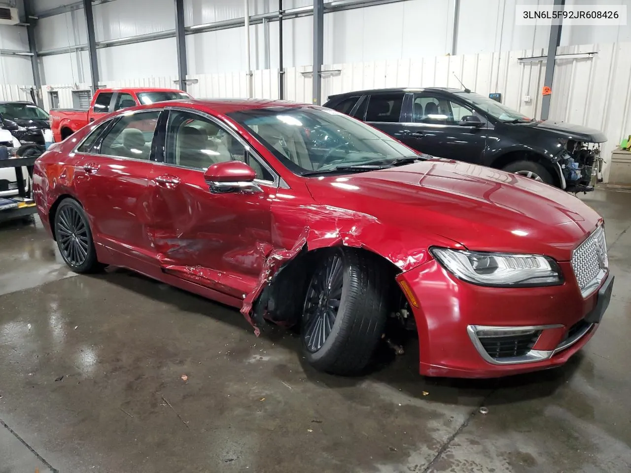 2018 Lincoln Mkz Reserve VIN: 3LN6L5F92JR608426 Lot: 75322944