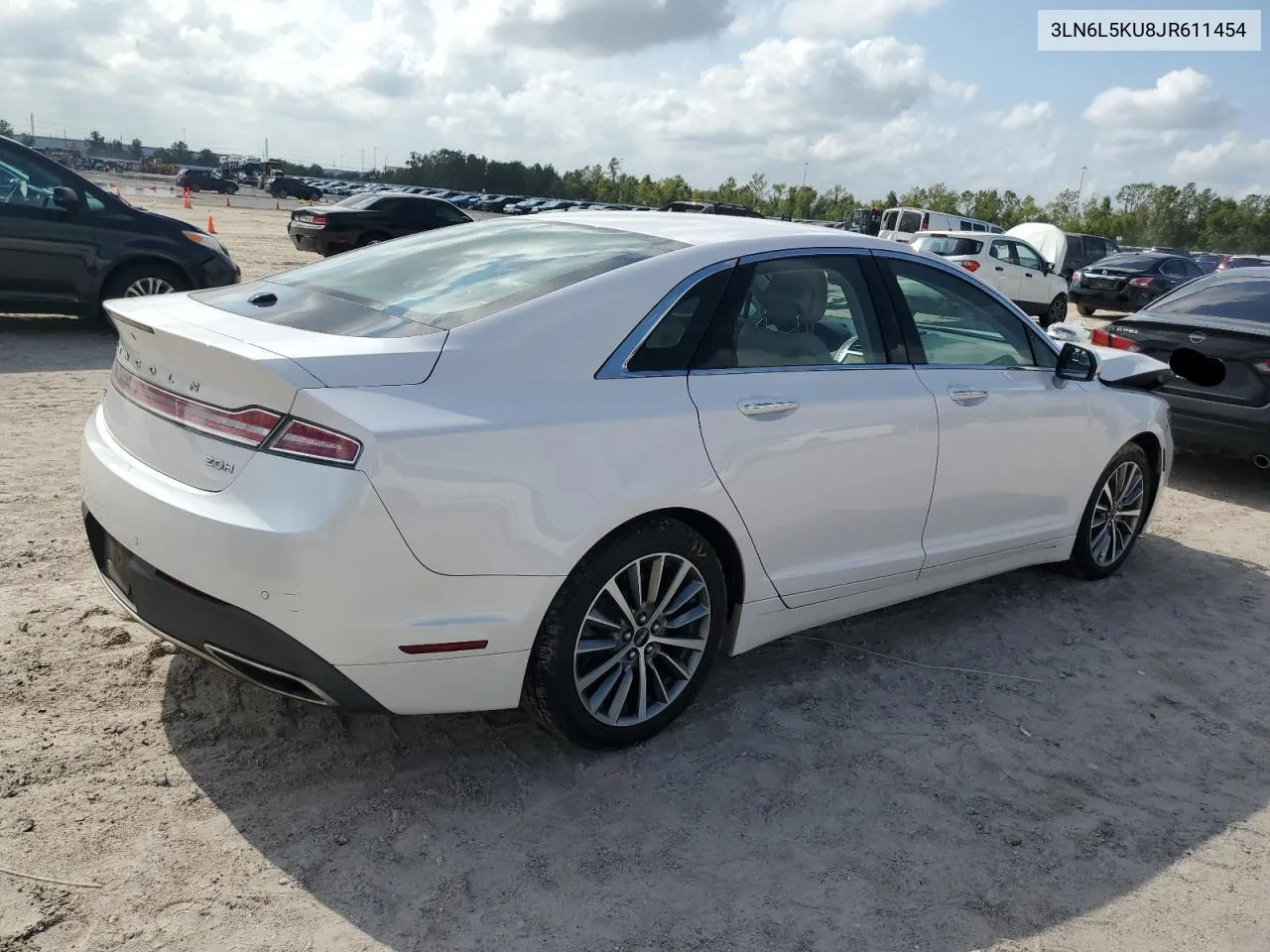 2018 Lincoln Mkz Hybrid Premiere VIN: 3LN6L5KU8JR611454 Lot: 79821544