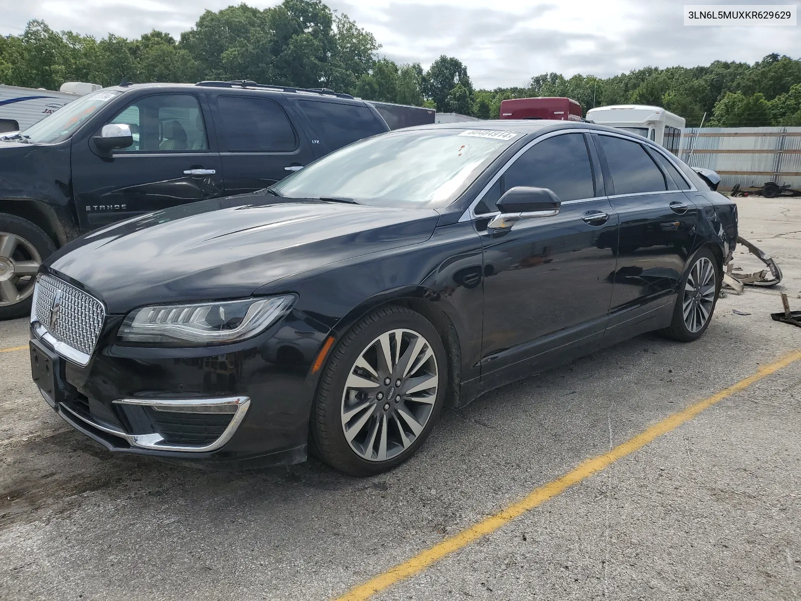 2019 Lincoln Mkz Reserve Ii VIN: 3LN6L5MUXKR629629 Lot: 60484914