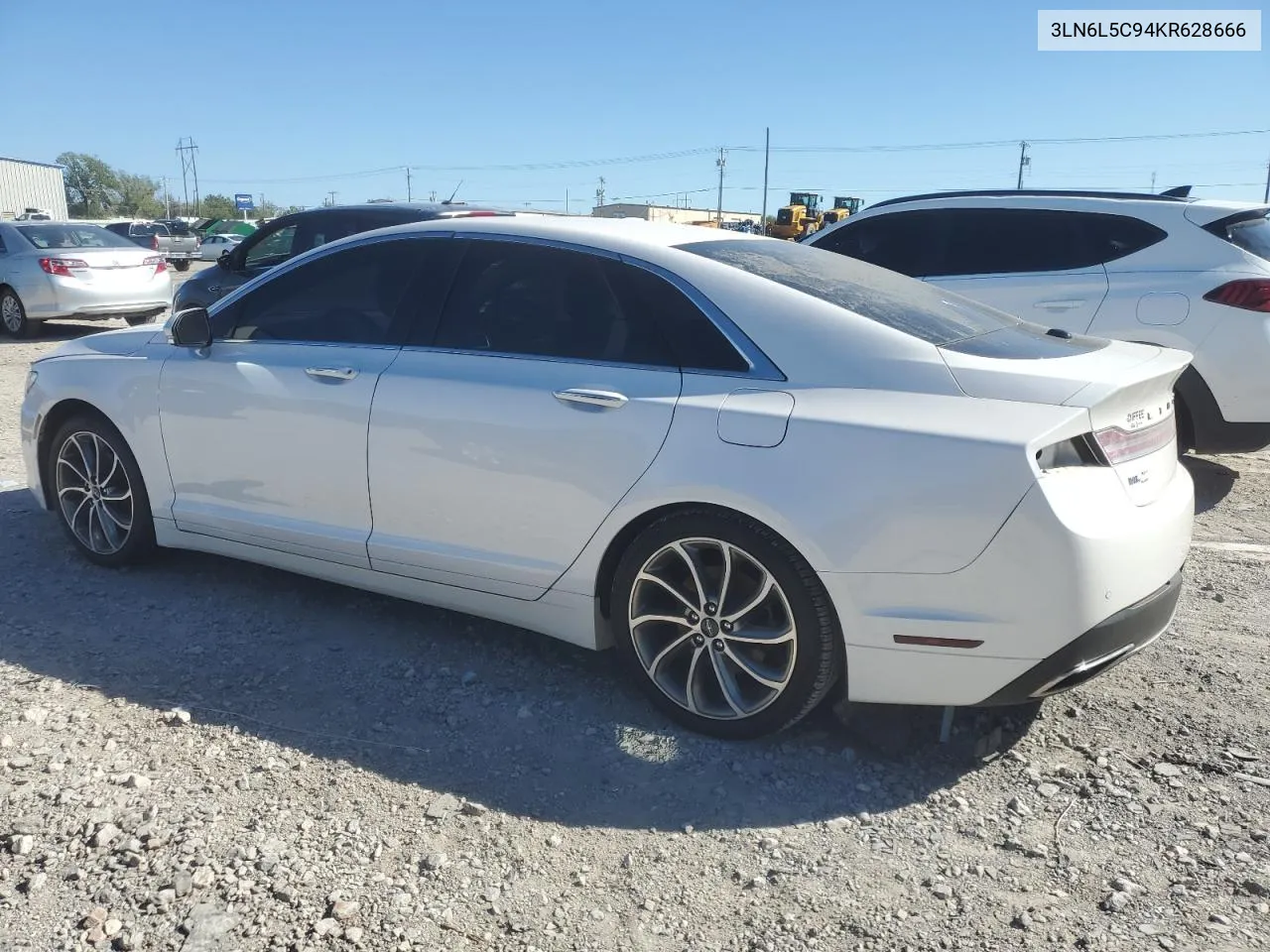 2019 Lincoln Mkz Reserve I VIN: 3LN6L5C94KR628666 Lot: 71461304