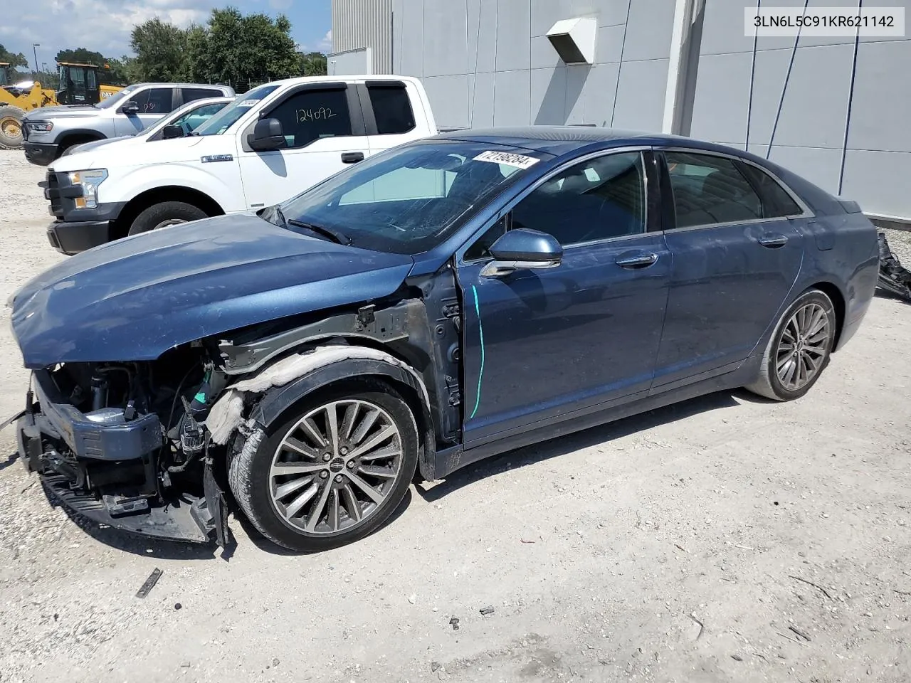 2019 Lincoln Mkz Reserve I VIN: 3LN6L5C91KR621142 Lot: 72198284