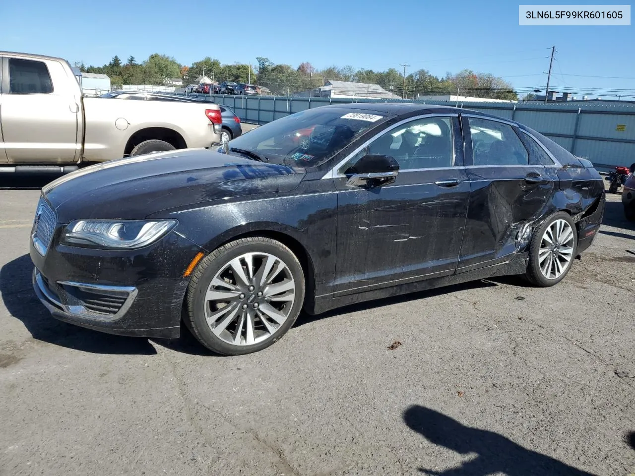 2019 Lincoln Mkz Reserve Ii VIN: 3LN6L5F99KR601605 Lot: 73819084