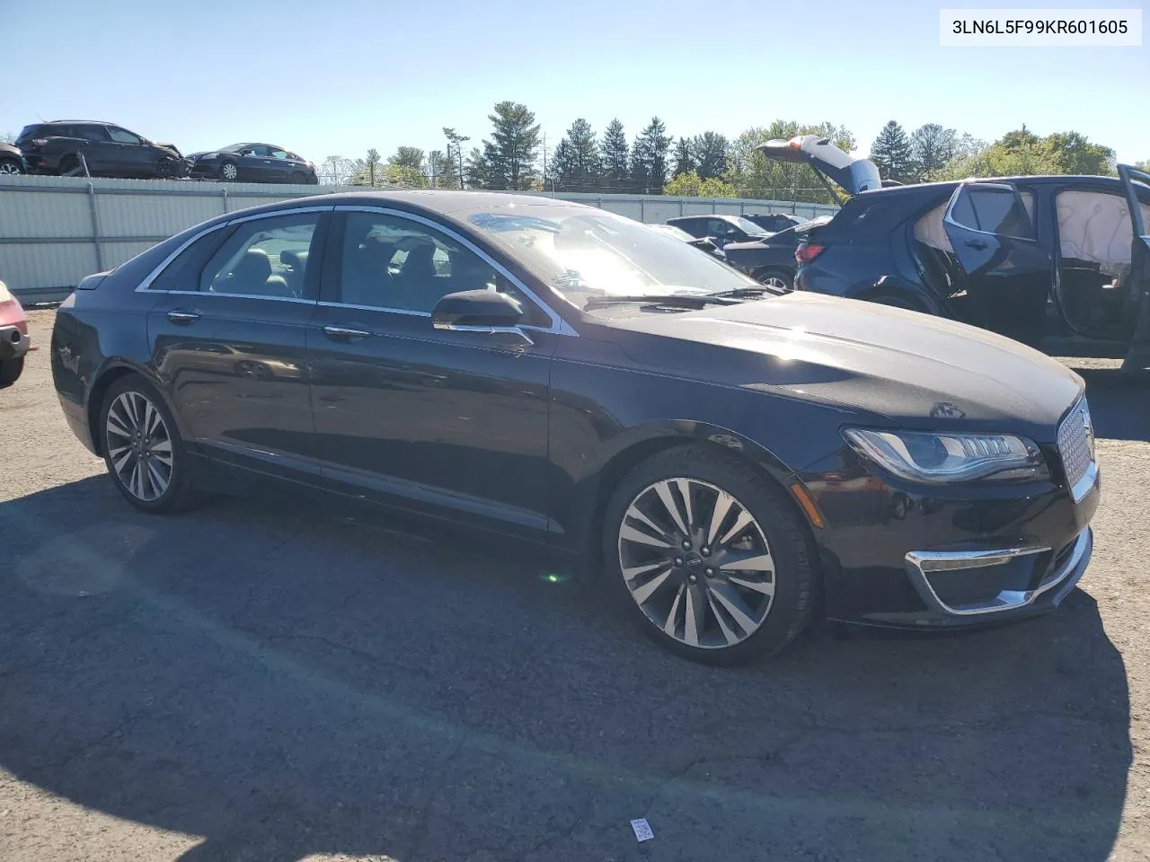 2019 Lincoln Mkz Reserve Ii VIN: 3LN6L5F99KR601605 Lot: 73819084