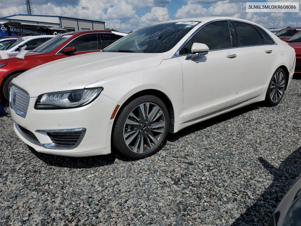 2019 Lincoln Mkz Reserve Ii VIN: 3LN6L5MU3KR608086 Lot: 73851754