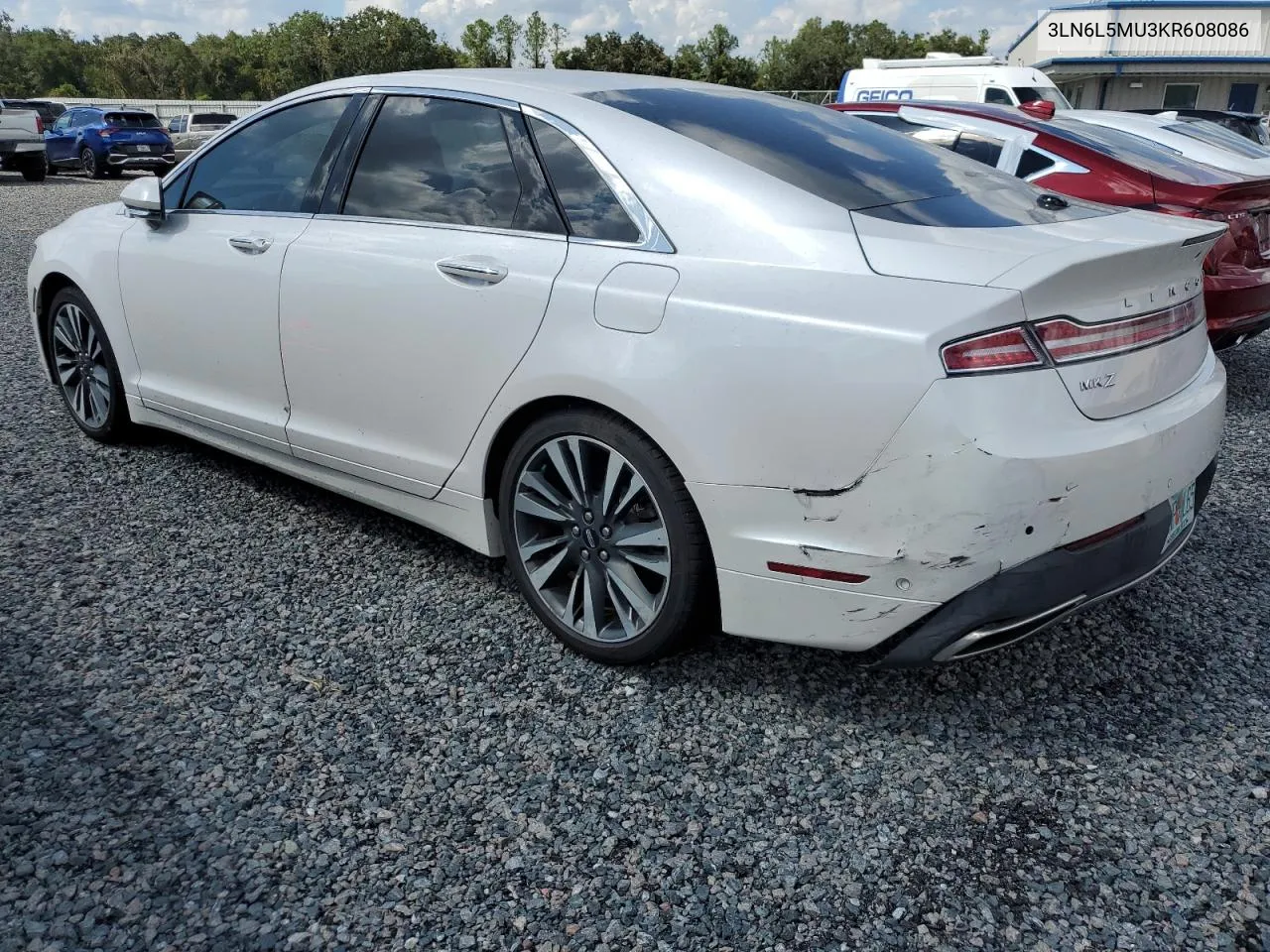 2019 Lincoln Mkz Reserve Ii VIN: 3LN6L5MU3KR608086 Lot: 73851754