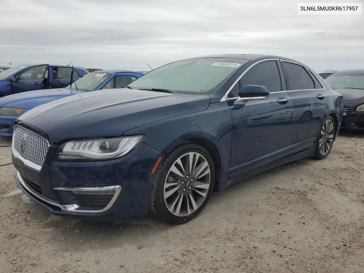 2019 Lincoln Mkz Reserve Ii VIN: 3LN6L5MU0KR617957 Lot: 74660414