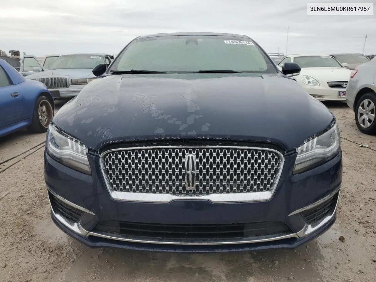 2019 Lincoln Mkz Reserve Ii VIN: 3LN6L5MU0KR617957 Lot: 74660414