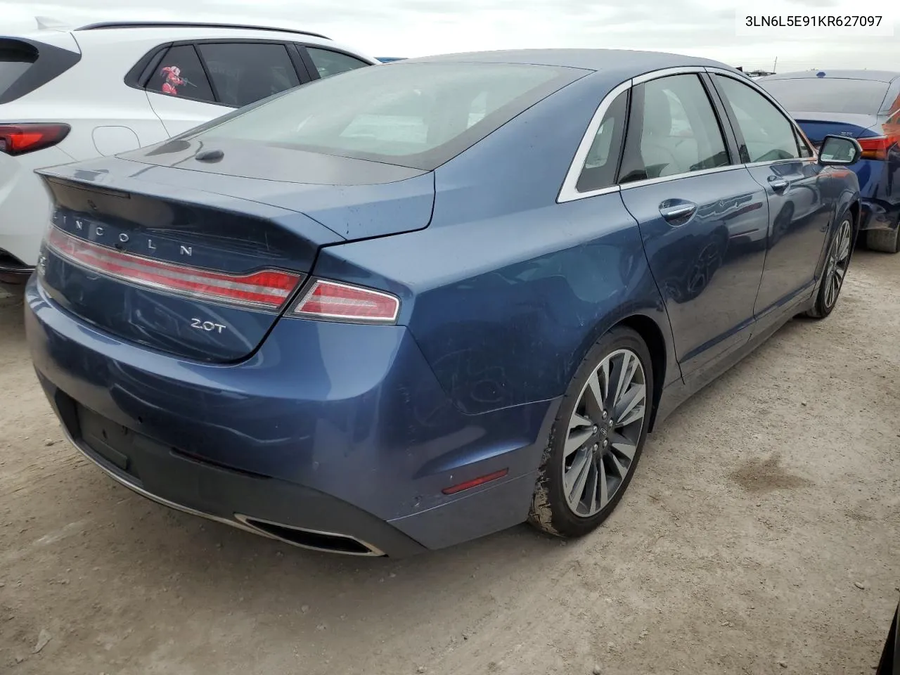 2019 Lincoln Mkz Reserve Ii VIN: 3LN6L5E91KR627097 Lot: 75494844