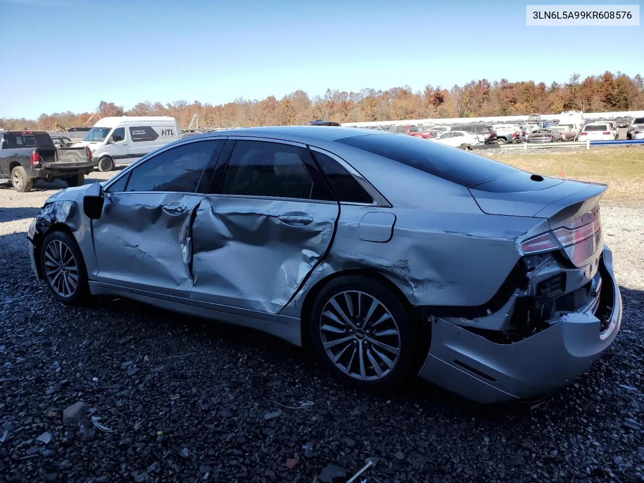 2019 Lincoln Mkz VIN: 3LN6L5A99KR608576 Lot: 76496284