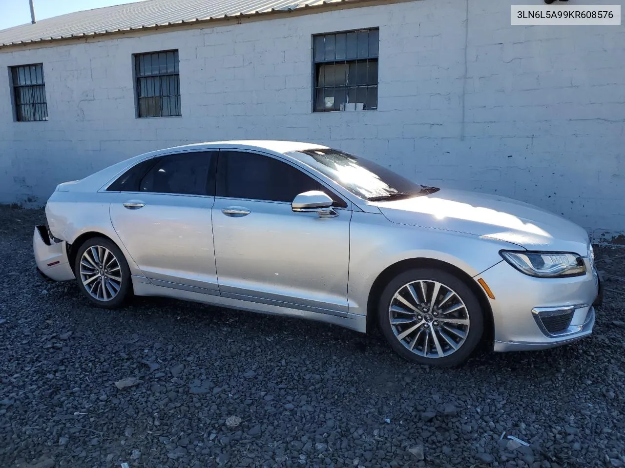 2019 Lincoln Mkz VIN: 3LN6L5A99KR608576 Lot: 76496284