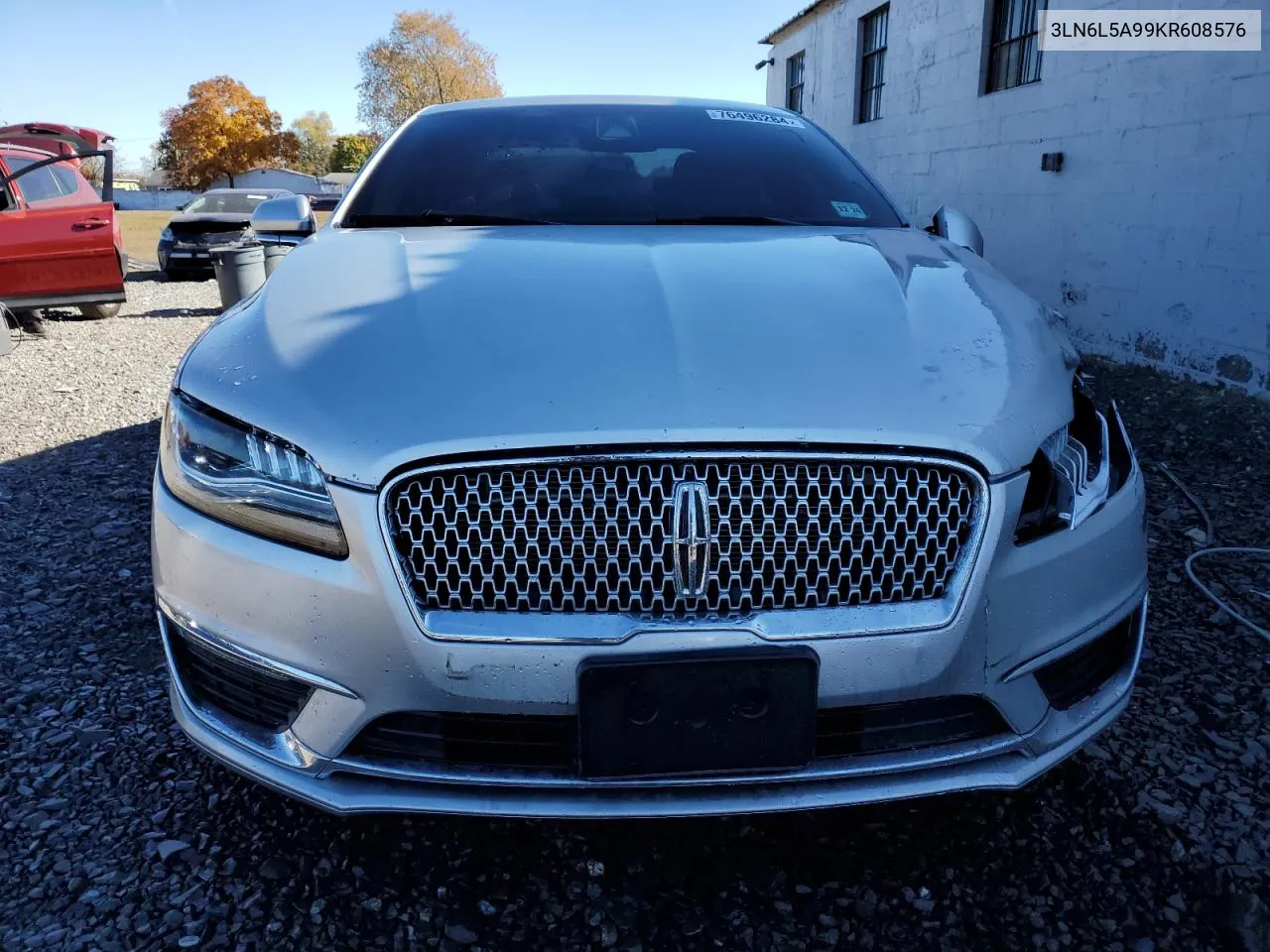 2019 Lincoln Mkz VIN: 3LN6L5A99KR608576 Lot: 76496284