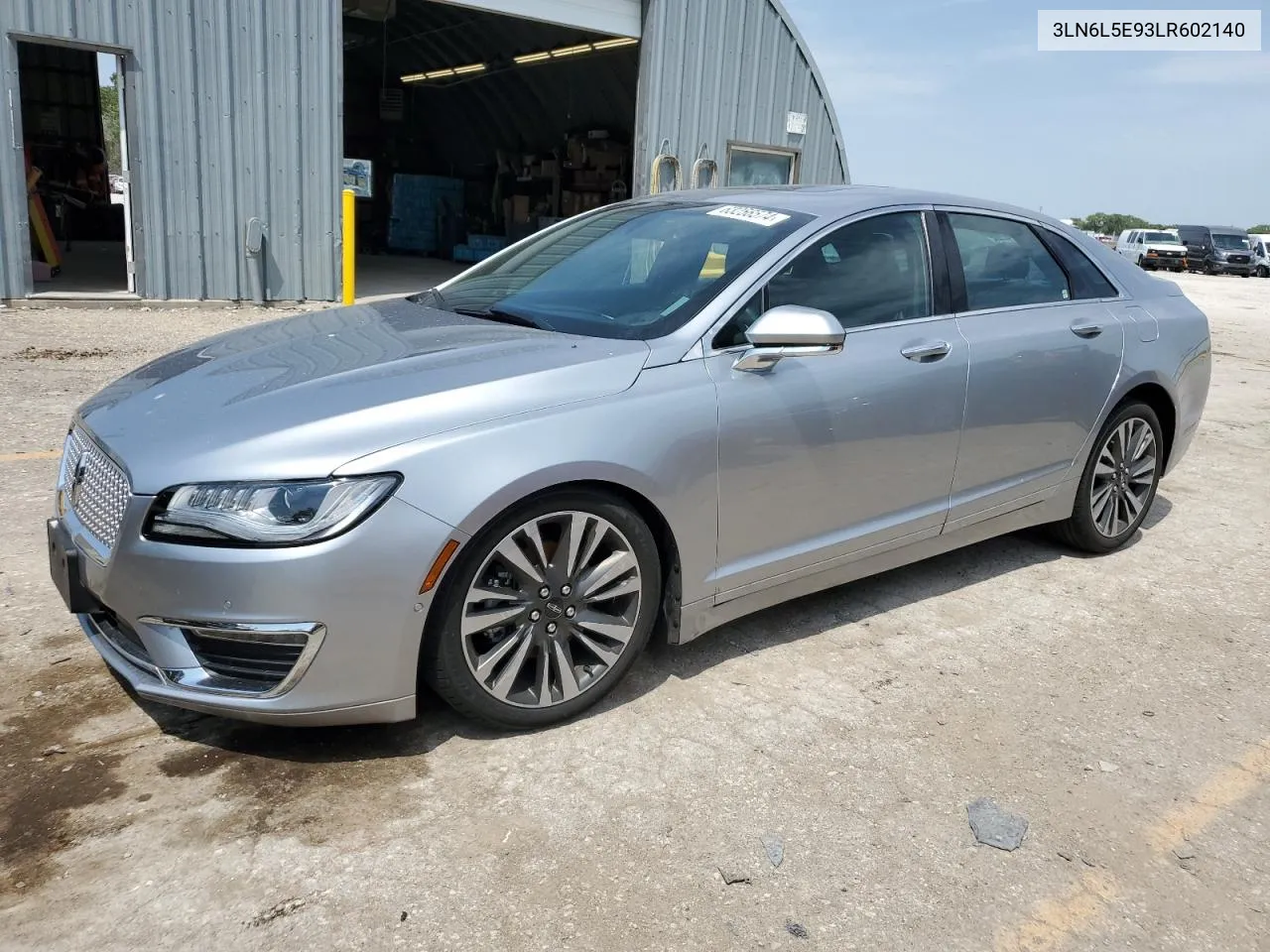 2020 Lincoln Mkz Reserve VIN: 3LN6L5E93LR602140 Lot: 63256574