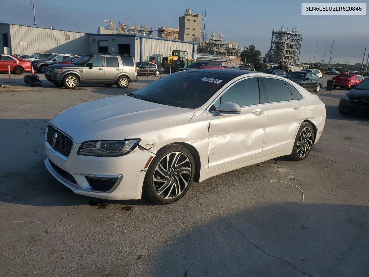 2020 Lincoln Mkz Reserve VIN: 3LN6L5LU2LR620846 Lot: 71723994