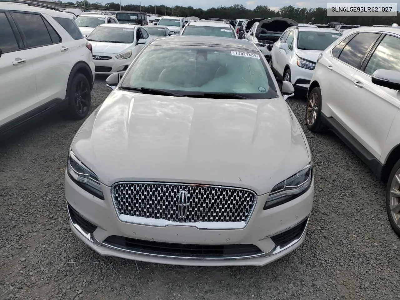 2020 Lincoln Mkz Reserve VIN: 3LN6L5E93LR621027 Lot: 73921884