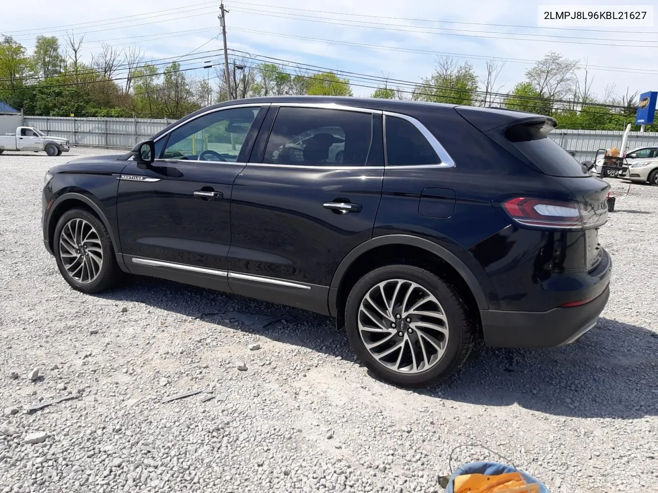 2019 Lincoln Nautilus Reserve VIN: 2LMPJ8L96KBL21627 Lot: 51814404