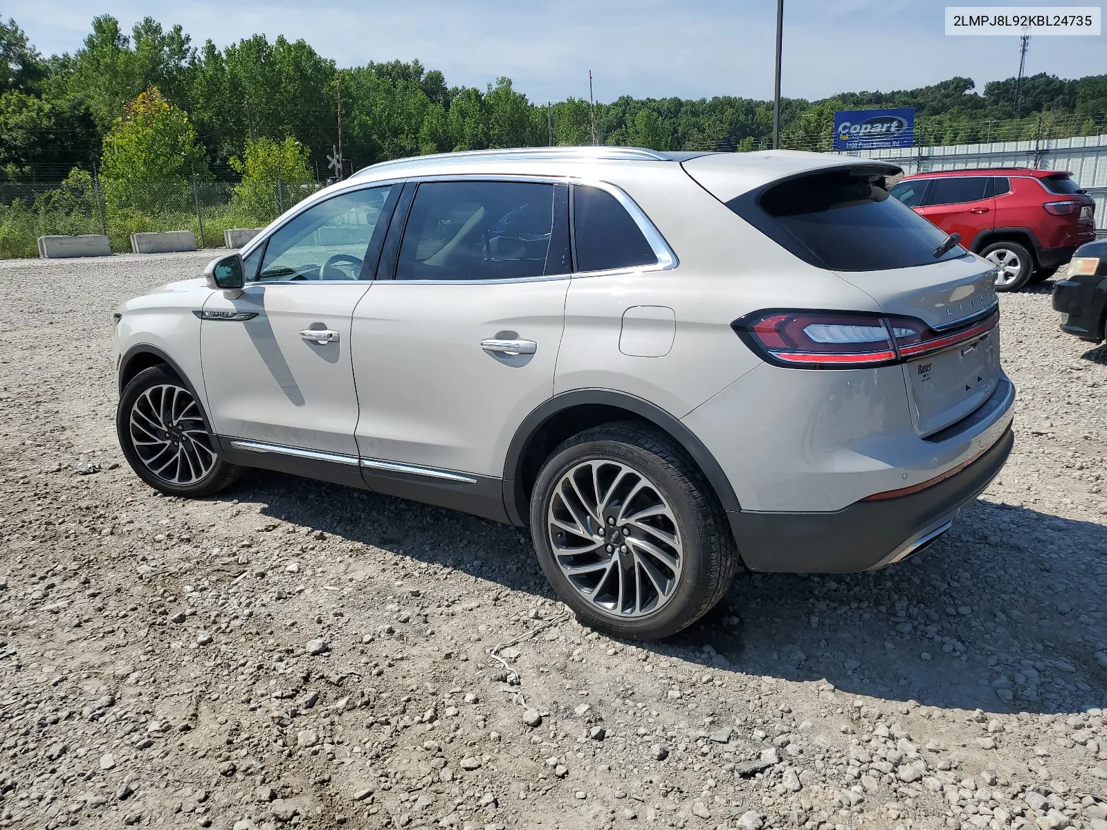 2019 Lincoln Nautilus Reserve VIN: 2LMPJ8L92KBL24735 Lot: 63679734