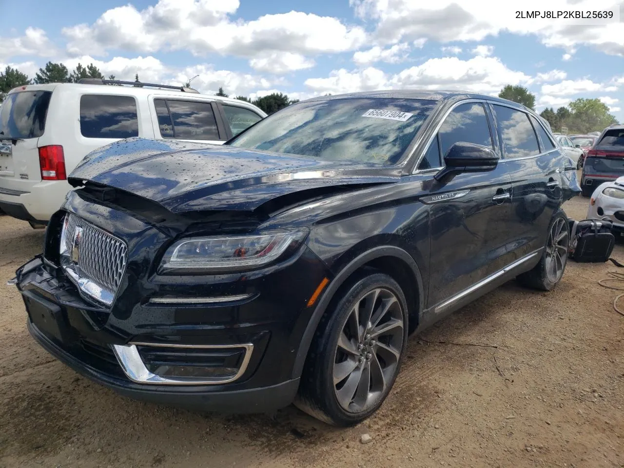 2019 Lincoln Nautilus Reserve VIN: 2LMPJ8LP2KBL25639 Lot: 65607904