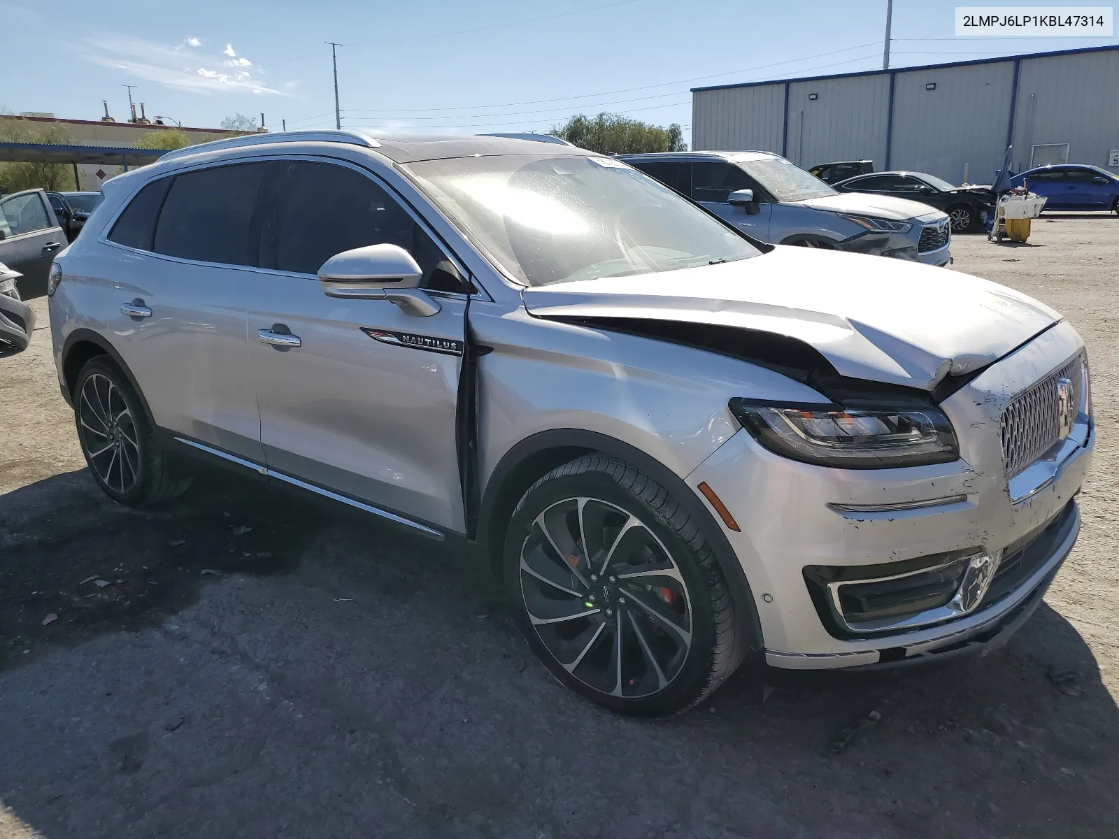 2019 Lincoln Nautilus Reserve VIN: 2LMPJ6LP1KBL47314 Lot: 68038574