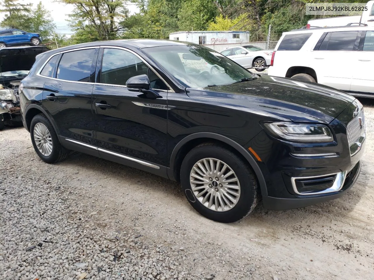 2019 Lincoln Nautilus VIN: 2LMPJ8J92KBL62825 Lot: 69769524