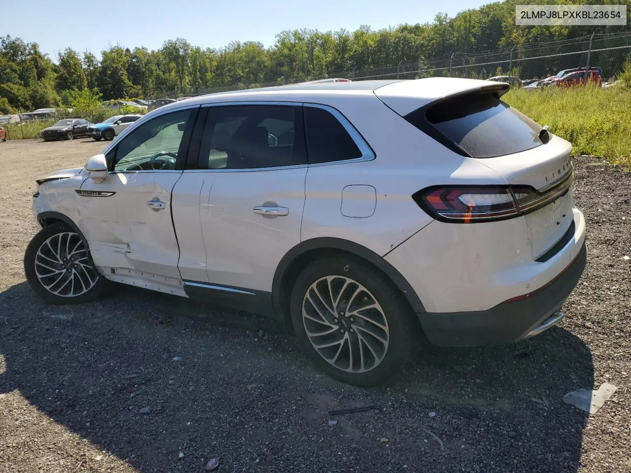 2019 Lincoln Nautilus Reserve VIN: 2LMPJ8LPXKBL23654 Lot: 70489634