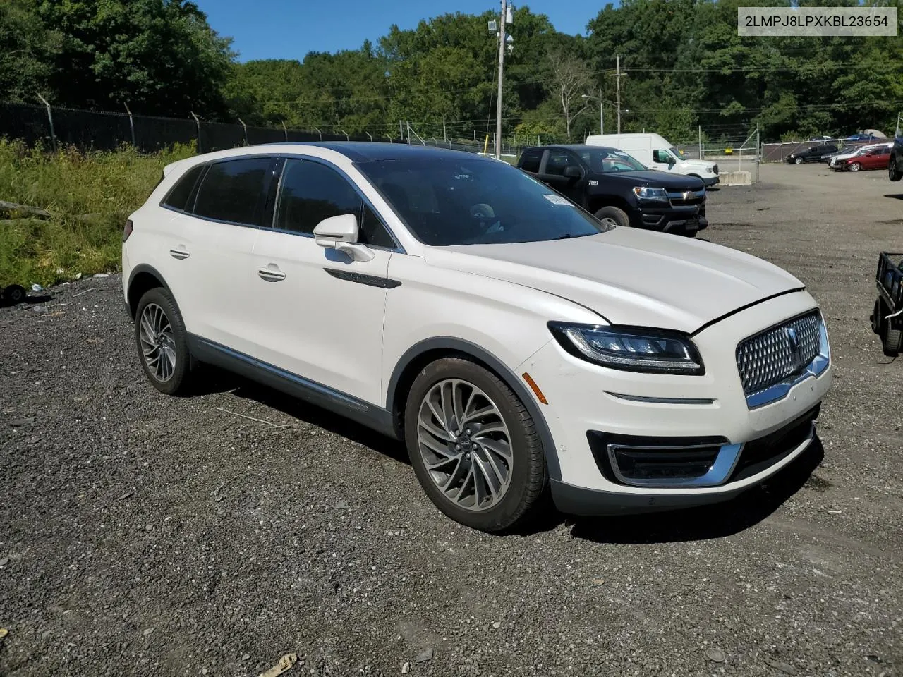 2019 Lincoln Nautilus Reserve VIN: 2LMPJ8LPXKBL23654 Lot: 70489634