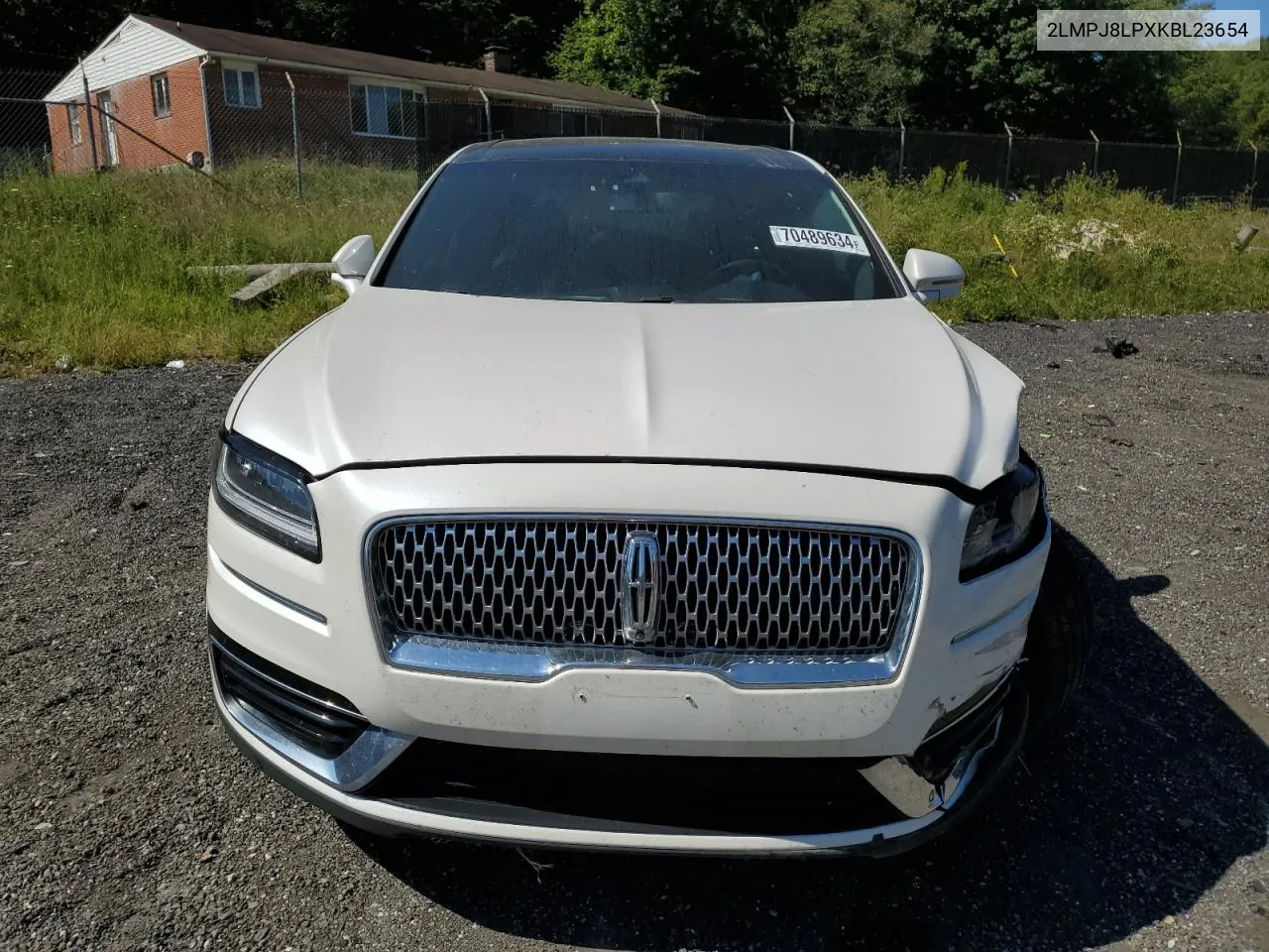 2019 Lincoln Nautilus Reserve VIN: 2LMPJ8LPXKBL23654 Lot: 70489634