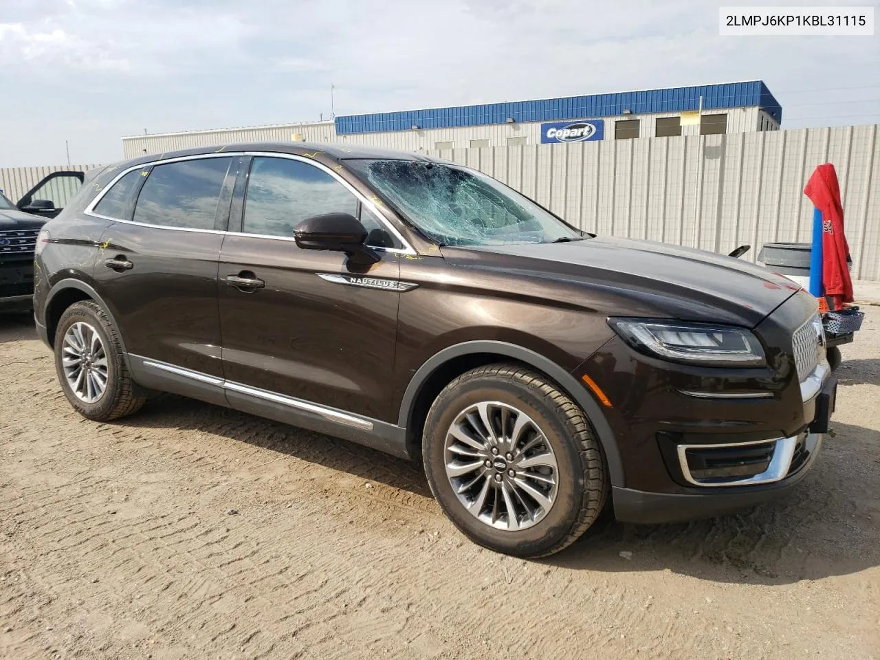 2LMPJ6KP1KBL31115 2019 Lincoln Nautilus Select