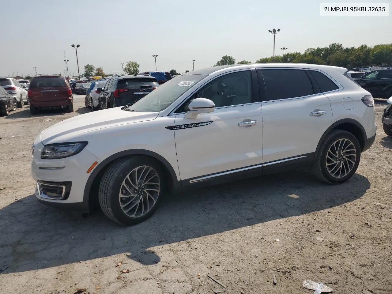 2019 Lincoln Nautilus Reserve VIN: 2LMPJ8L95KBL32635 Lot: 71183424