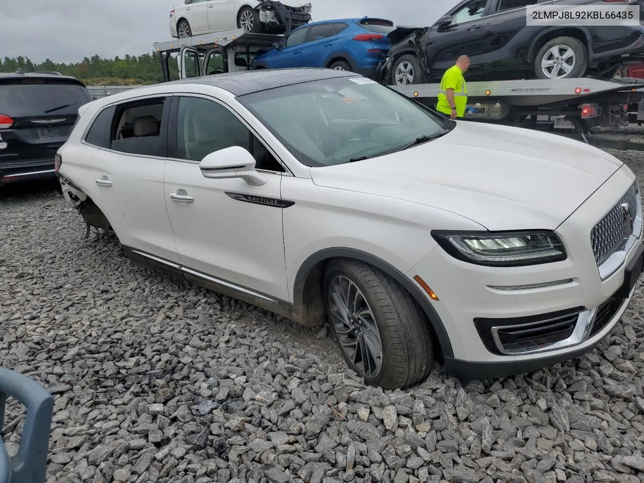 2019 Lincoln Nautilus Reserve VIN: 2LMPJ8L92KBL66435 Lot: 71738654