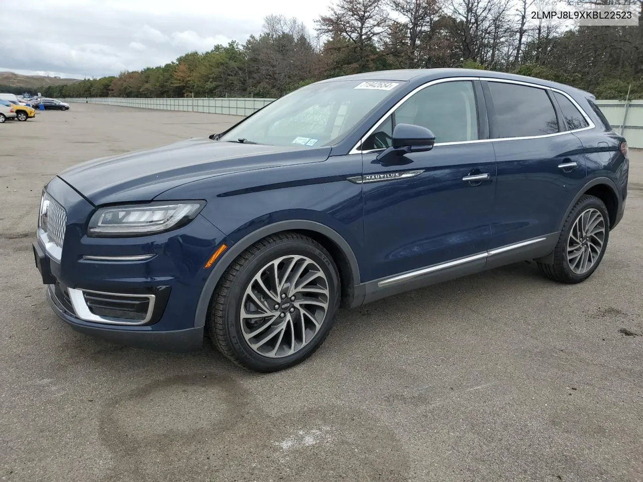 2019 Lincoln Nautilus Reserve VIN: 2LMPJ8L9XKBL22523 Lot: 71942654