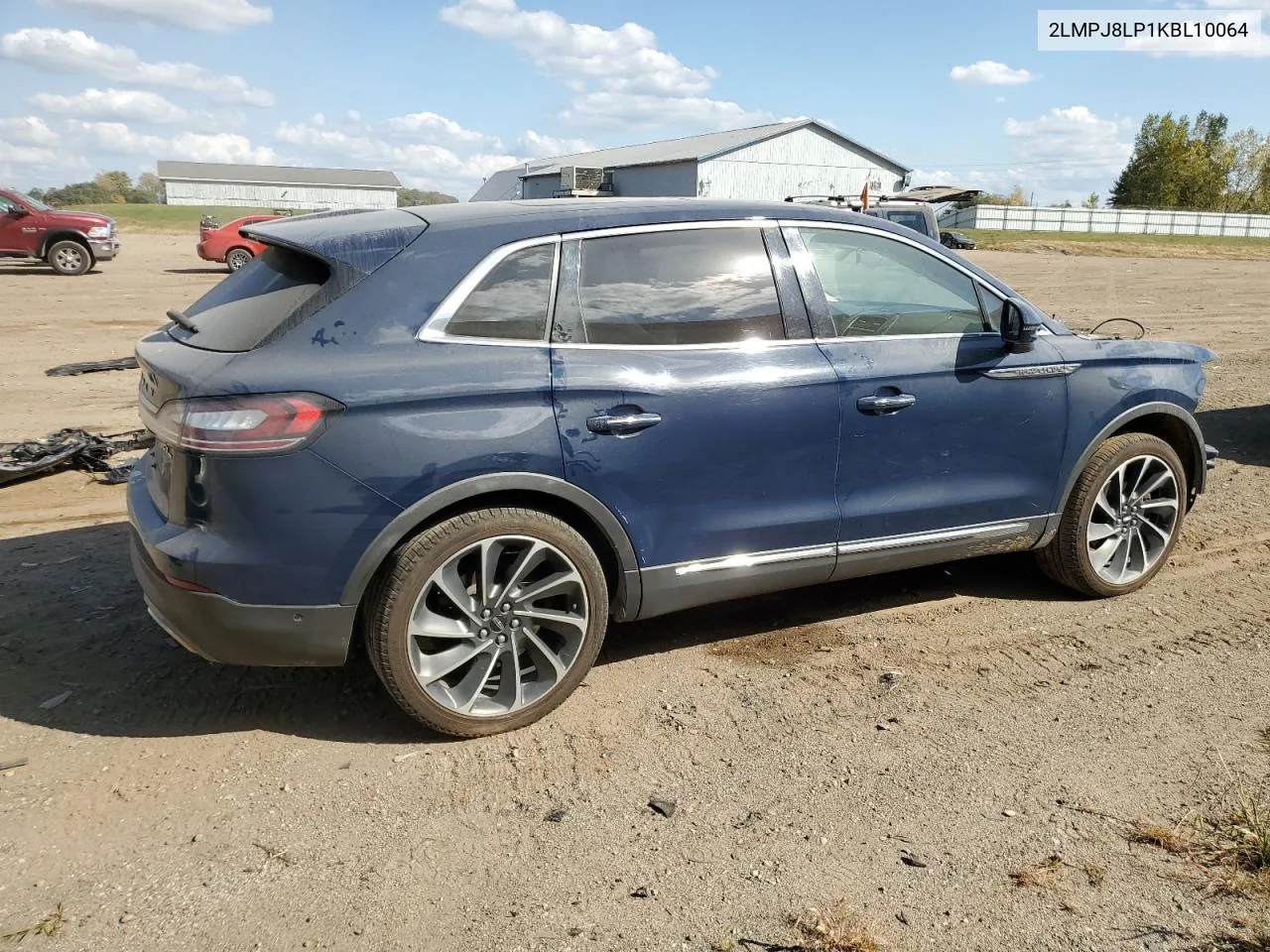 2019 Lincoln Nautilus Reserve VIN: 2LMPJ8LP1KBL10064 Lot: 72045444