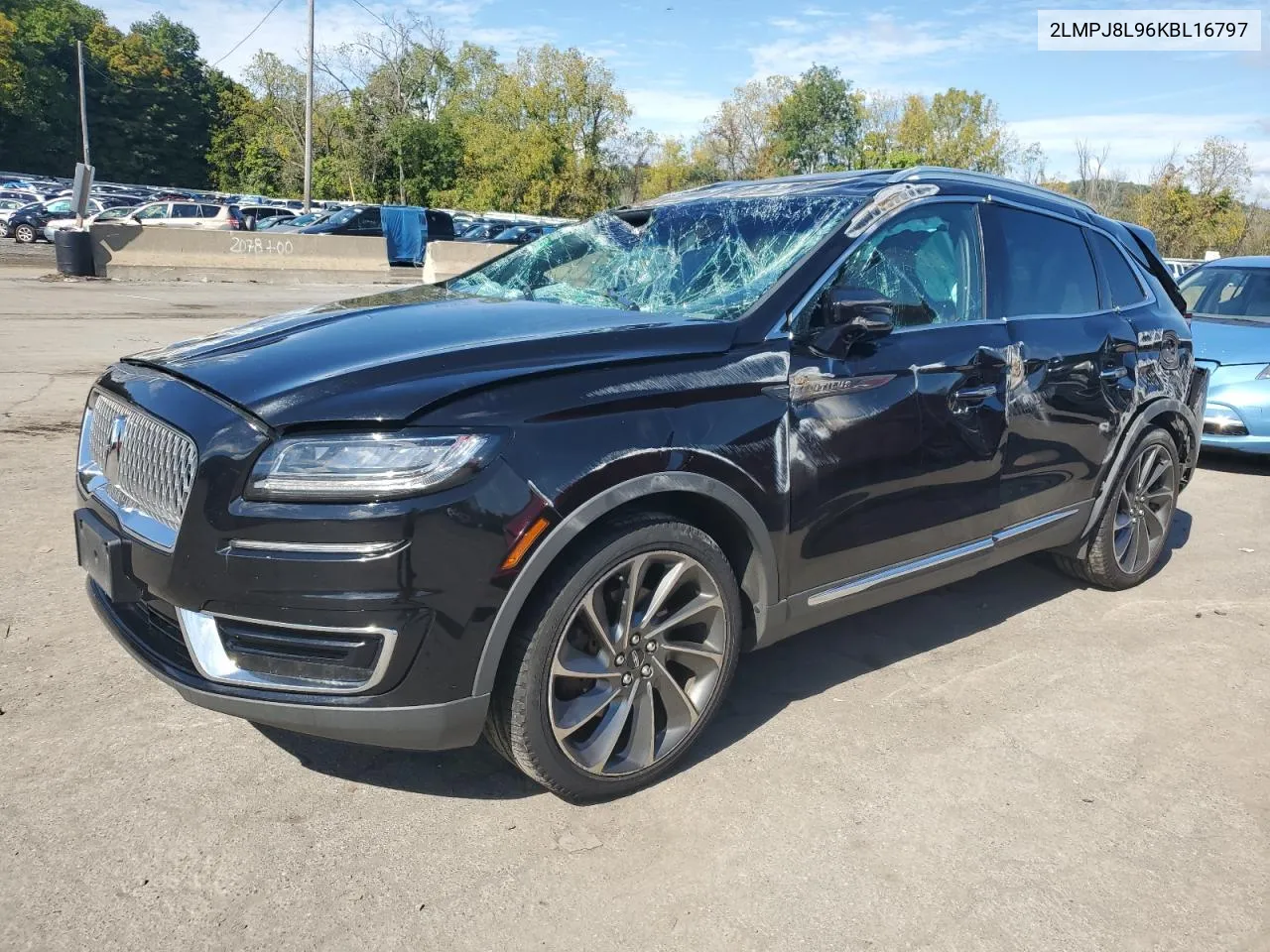 2019 Lincoln Nautilus Reserve VIN: 2LMPJ8L96KBL16797 Lot: 73321844