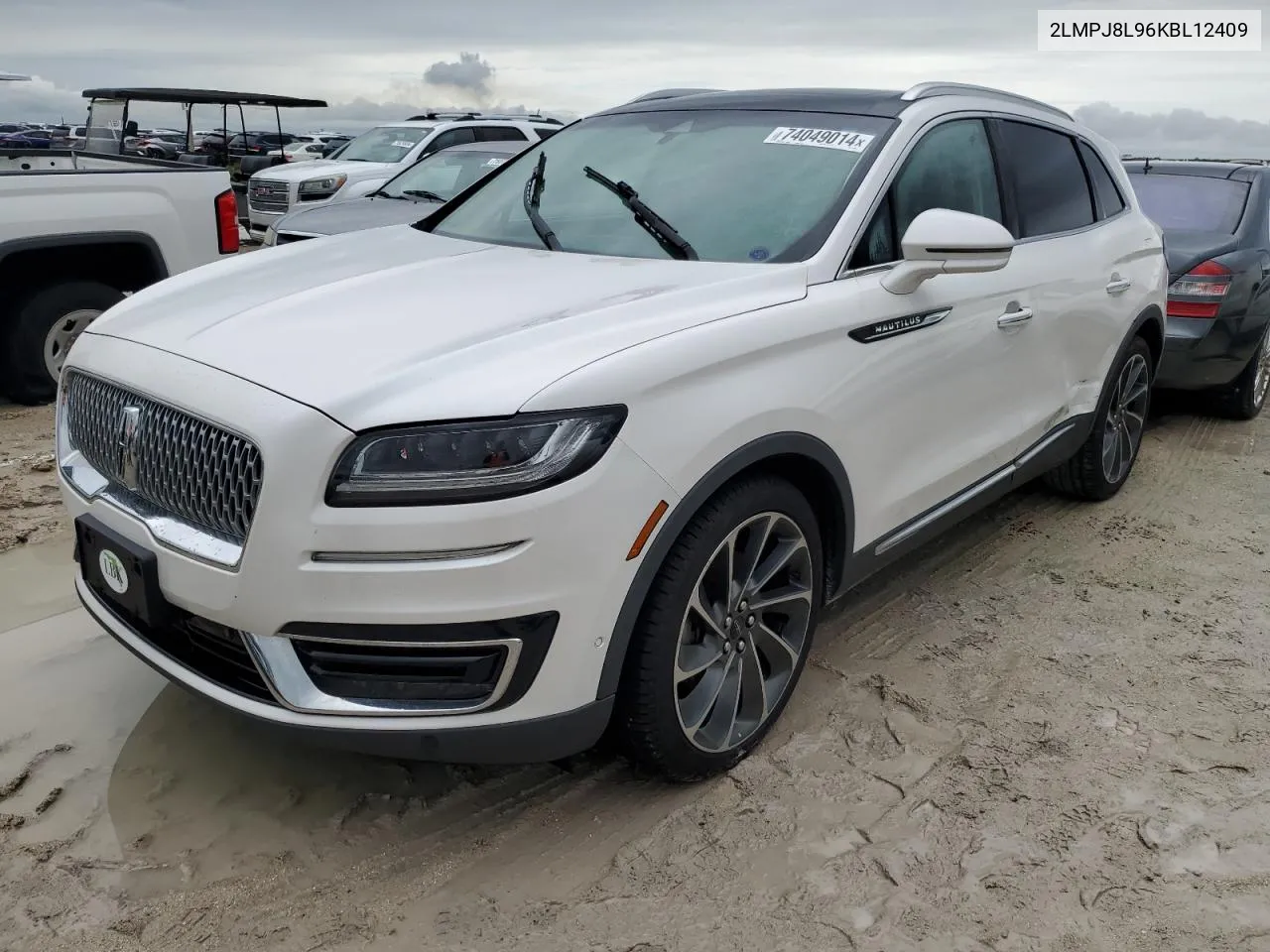 2019 Lincoln Nautilus Reserve VIN: 2LMPJ8L96KBL12409 Lot: 74049014