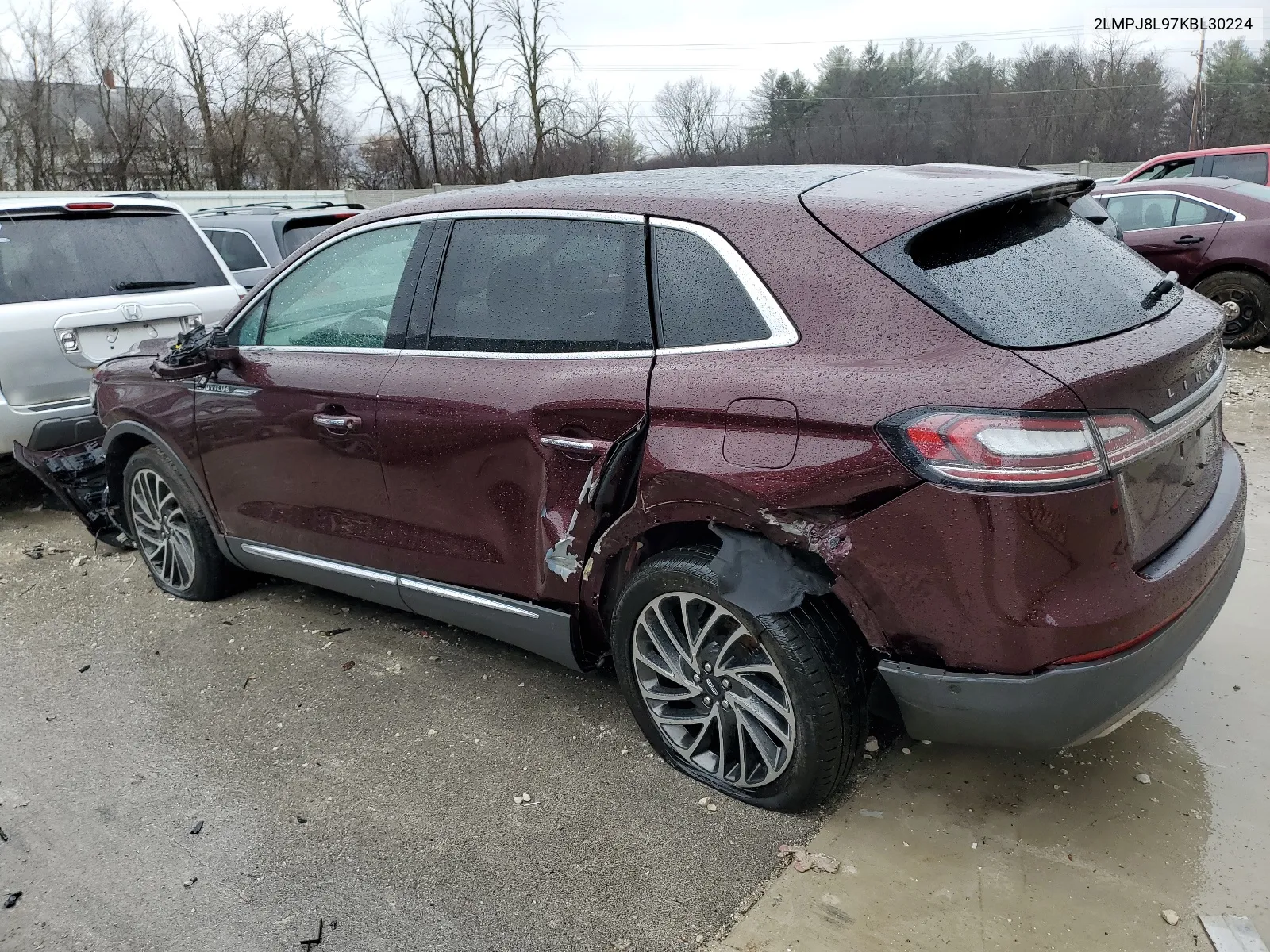 2019 Lincoln Nautilus Reserve VIN: 2LMPJ8L97KBL30224 Lot: 78681663