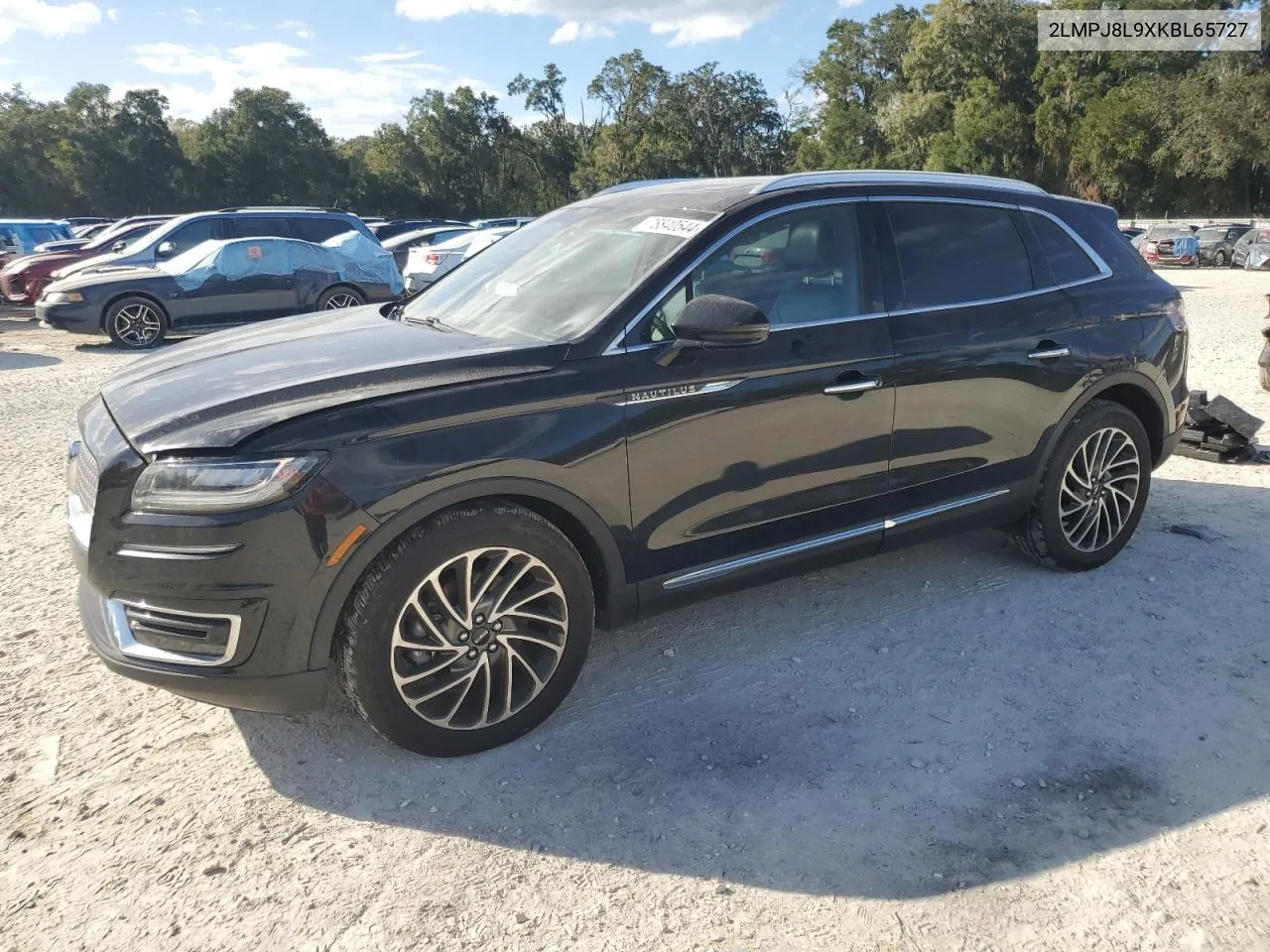 2019 Lincoln Nautilus Reserve VIN: 2LMPJ8L9XKBL65727 Lot: 78840544