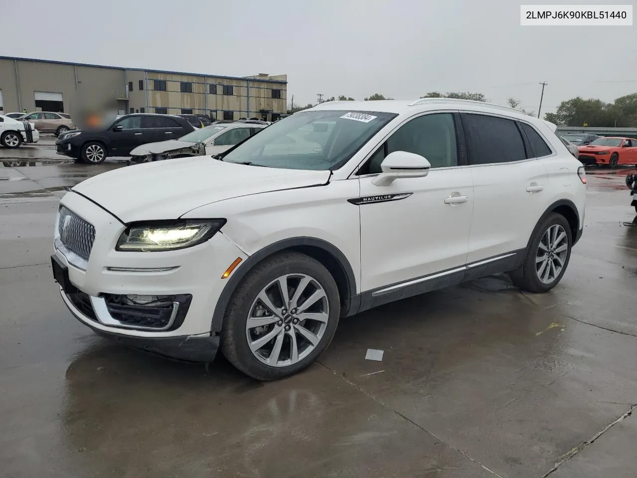 2019 Lincoln Nautilus Select VIN: 2LMPJ6K90KBL51440 Lot: 79038384