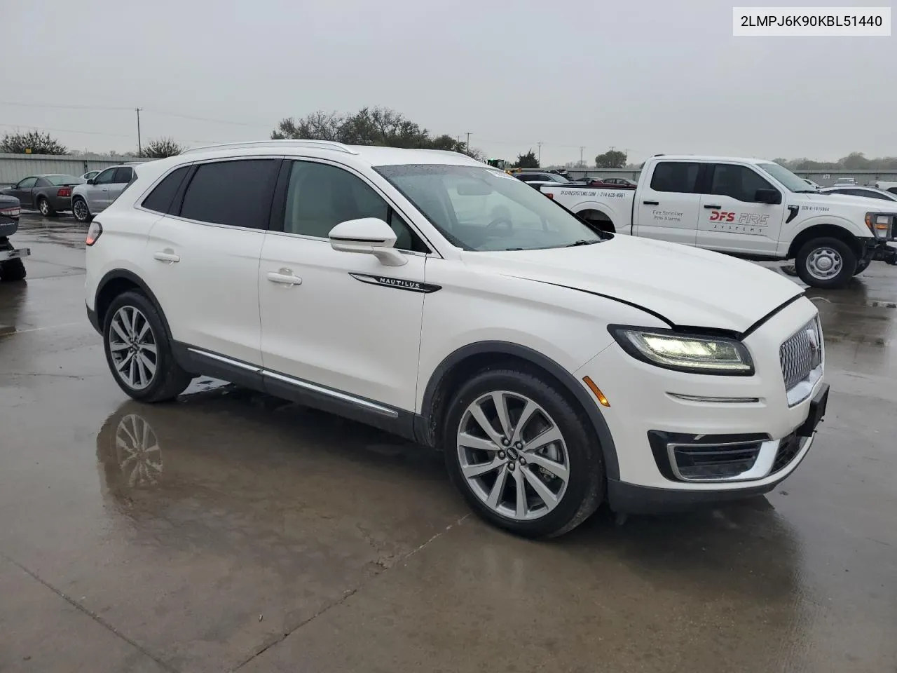 2019 Lincoln Nautilus Select VIN: 2LMPJ6K90KBL51440 Lot: 79038384