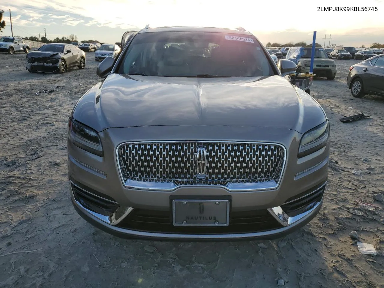 2019 Lincoln Nautilus Select VIN: 2LMPJ8K99KBL56745 Lot: 80148624