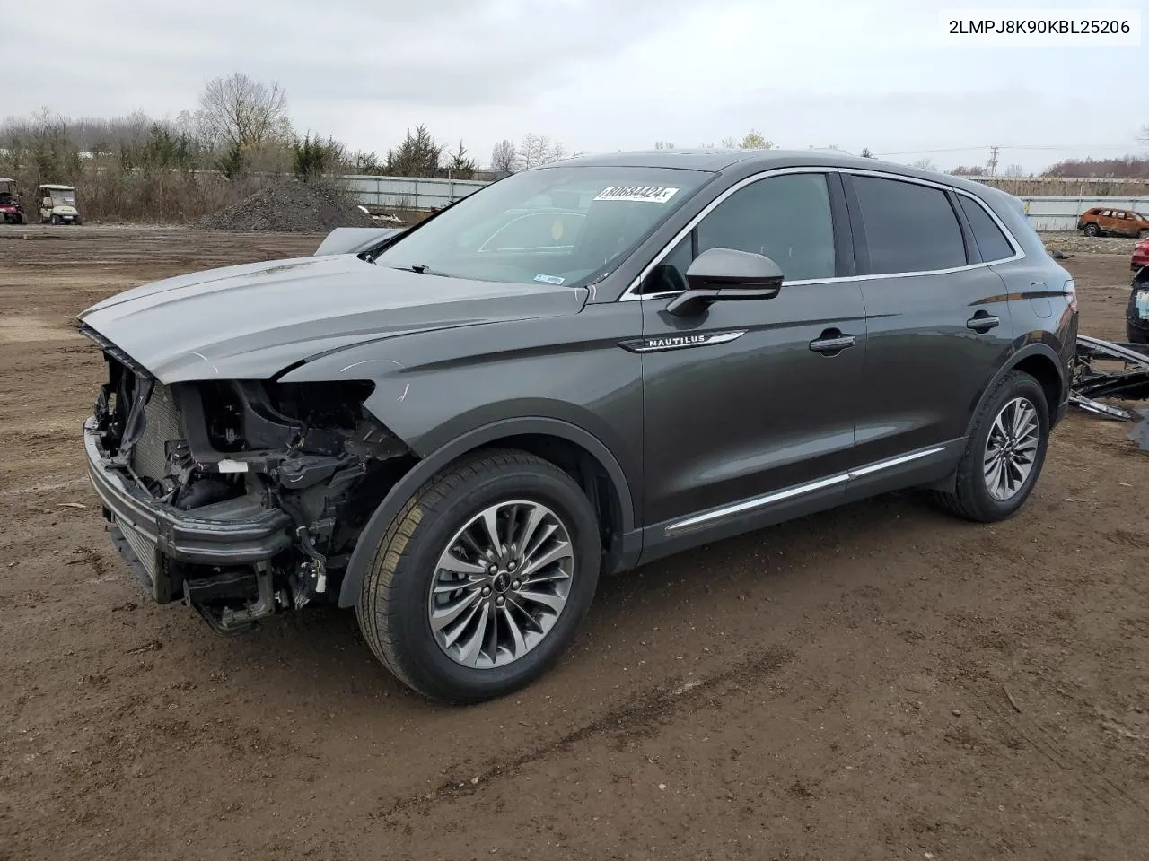 2019 Lincoln Nautilus Select VIN: 2LMPJ8K90KBL25206 Lot: 80684424